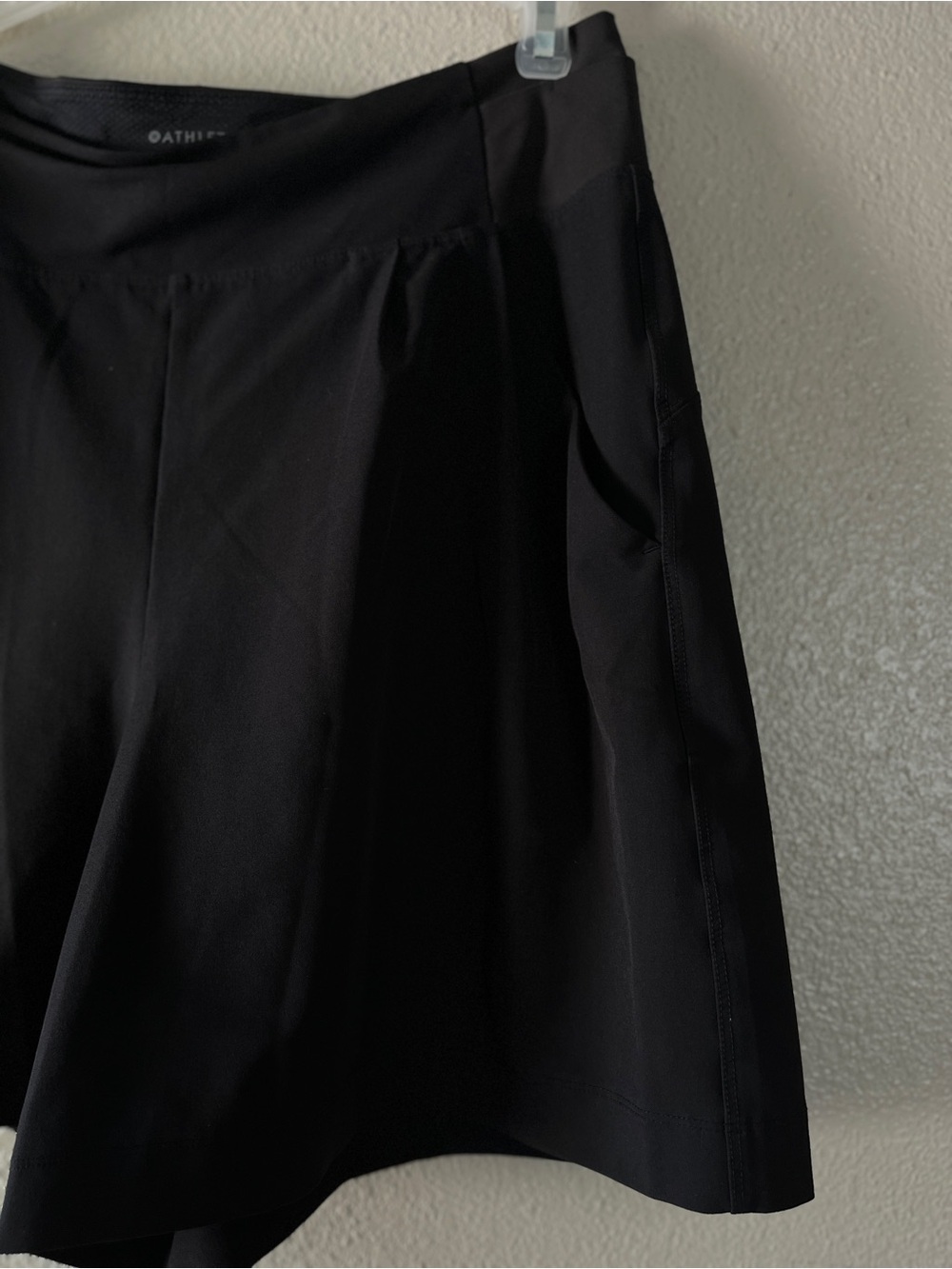 Athleta Black Women's Athletic Skort with Built-In Shorts - Picture 4 of 6